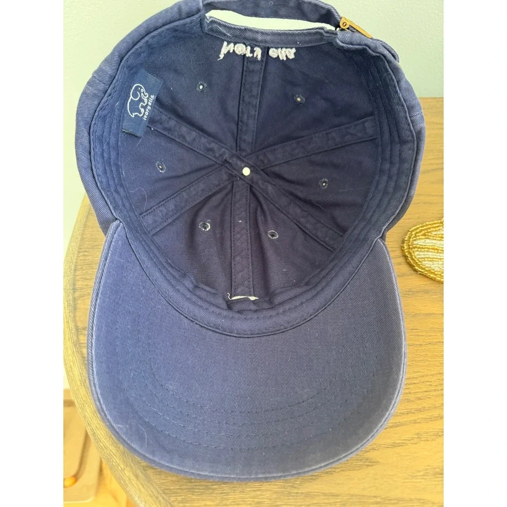 Elephant Logo Navy‎ Blue Baseball Cap Casual Everyday Adjustable Hat
